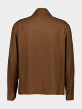 Piacenza 1733 Brown Cashmere-Silk Buttoned Jacket