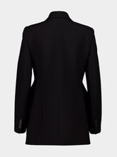 Balenciaga Black Wool Twill Hourglass Jacket