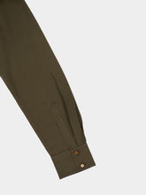 Zimmermann Olive Hypnotic Satin Shirt