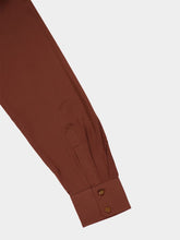 Zimmermann Tan Hypnotic Satin Shirt