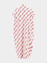 Balenciaga Scribble Rawcut Dress