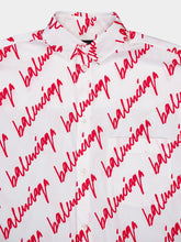 Balenciaga Scribble Rawcut Dress