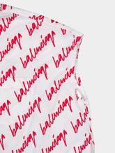 Balenciaga Scribble Rawcut Dress