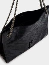 Saint Laurent Black Niki Vintage Leather Shopping Bag