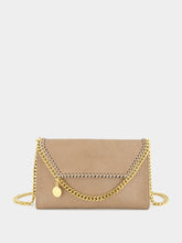 Stella McCartney Falabella Mini Faux Brushed-Leather Shoulder Bag