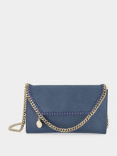 Stella McCartney Feather Blue Vegan Leather Mini Crossbody Bag