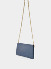 Stella McCartney Feather Blue Vegan Leather Mini Crossbody Bag