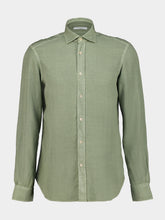 Boglioli Green Long-Sleeved Shirt