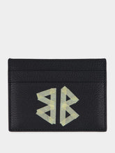Balenciaga Black Grained Leather Cash Card Holder
