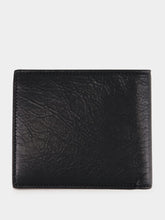 Balenciaga Black and Sky Blue Cash Square Folded Wallet