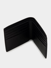 Balenciaga Black and Sky Blue Cash Square Folded Wallet