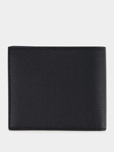 Balenciaga Black Grained Leather Square Wallet