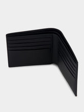 Balenciaga Black Grained Leather Square Wallet
