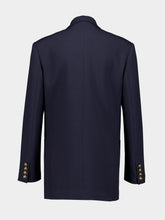 Valentino Garavani Navy Formal Natte
