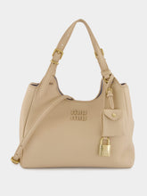 Miu Miu Beige Calf Leather Handbag