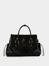 Miu Miu Black Shiny Leather Top-Handle Bag