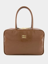 Miu Miu Palisander Naplak Patent Leather Bag