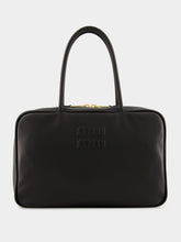 Black Leather Large Beau Bag