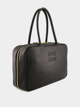 Miu Miu Black Leather Large Beau Bag