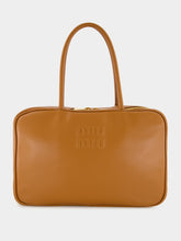 Miu Miu Cognac Leather Beau Bag