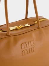 Miu Miu Cognac Leather Beau Bag