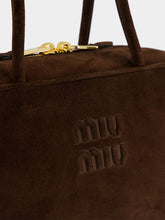Miu Miu Dark Brown Suede Beau Bag