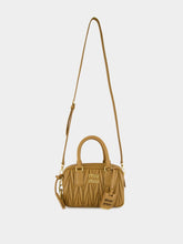 Miu Miu Caramel Arcadie Matelassé Leather Small Bag