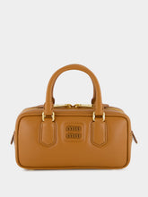 Miu Miu Cognac Brown Arcadie Leather Bag