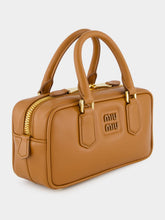 Miu Miu Cognac Brown Arcadie Leather Bag