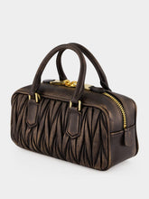 Miu Miu Coffee Arcadie Matelassé Bag