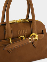 Miu Miu Oak Brown Aventure Leather Small Bag