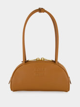 Miu Miu Cognac Brown Beau Small Leather Bag