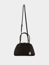 Miu Miu Black Small Vivant Nappa Leather Bowling Bag
