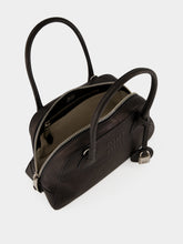 Miu Miu Black Small Vivant Nappa Leather Bowling Bag