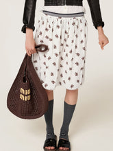 Miu Miu Cocoa Brown Raffia-Effect Woven Hobo Bag