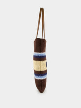 Miu Miu Raffia-Effect Woven Tote Bag