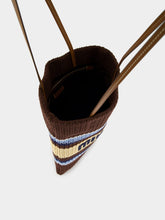 Miu Miu Raffia-Effect Woven Tote Bag