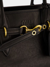 Miu Miu Black Aventure Large Nappa Leather Bag