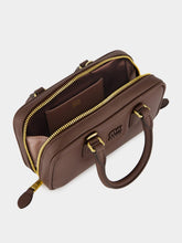 Miu Miu Briarwood Brown Arcadie Leather Mini Bag