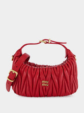 Miu Miu Red Matelassé Nappa Leather Mini Pouch