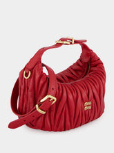 Miu Miu Red Matelassé Nappa Leather Mini Pouch