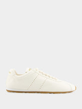 Miu Miu Ivory Plume Nappa Leather Sneakers