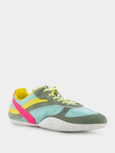 Miu Miu Anise and Fuchsia Gymnasium Technical Sneakers