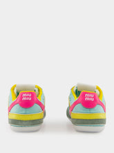 Miu Miu Anise and Fuchsia Gymnasium Technical Sneakers