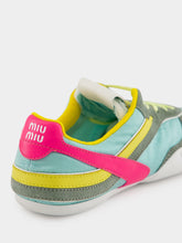 Miu Miu Anise and Fuchsia Gymnasium Technical Sneakers
