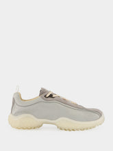 Miu Miu Cloudy Gray Technical Suede Sneakers