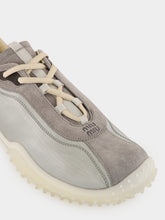 Miu Miu Cloudy Gray Technical Suede Sneakers