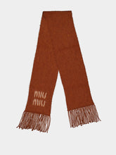 Miu Miu Ruggine Wool Mohair Scarf
