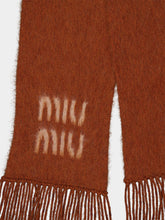 Miu Miu Ruggine Wool Mohair Scarf