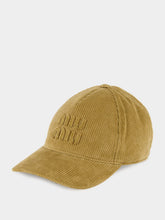 Miu Miu Cannella Velvet Corduroy Cap